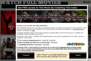 How to remove ClickPotato