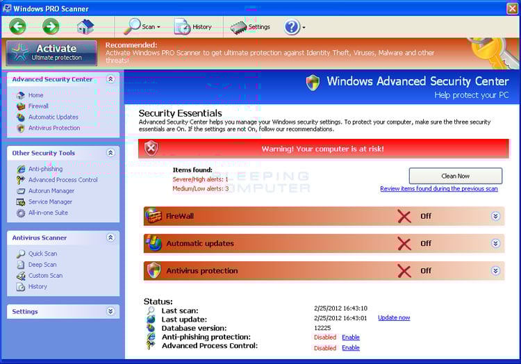 How to remove Scanner